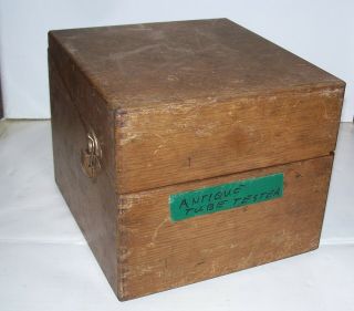 Antique Readrite Model 431 Vacuum Tube Tester,  Wood Case,  Radio Repair,  Steampunk 4