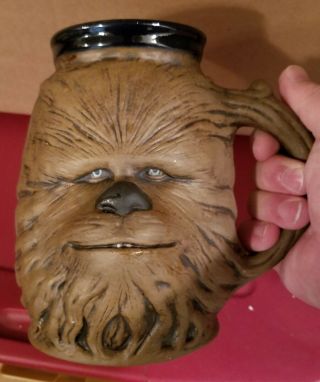 1977 Star Wars Chewbacca Mug Rumph Originals 20th Century Fox Film Corp