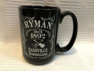 Ryman Auditorium - Nashville,  Tennessee - Black/white Collector Mug