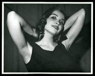 Vintage Sexy Model Photo 1960s By Harry Amdur Modernage Studio Nyc Double Weight