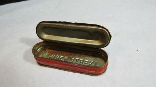 Vintage Prince Albert Tin Match Safe Found in Very Old Idaho Miners Cabin 5