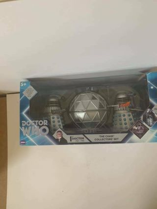 Doctor Who The Chase Collectors Set Daleks,  Mechanoid Dr.  Who William Hartnell