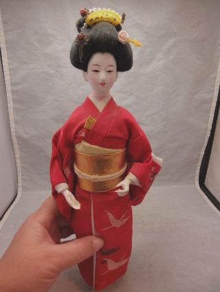 Vintage Japanese Geisha Girl Doll