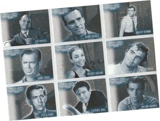 Twilight Zone Series 2 - The Next Dimension - 9 Card " Stars " Chase Set S10 - S18