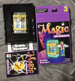 Milton Bradley Magic Crate Escape Mb Harry Houdini Like Theme