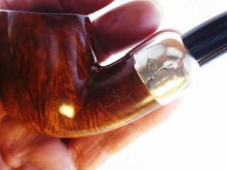 LARGE BBB OWN MAKE 1917 MEERSCHAUM - LINED BRIAR PIPE 8