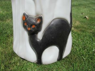 Vintage Empire Halloween Ghost Pumpkin Cat Blow Mold Lighted Yard Decor 8