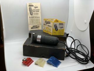 Vintage 1951 Butch Oster Model 35 Electric Hair Clippers Box