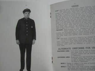 Old 1947 ILLINOIS CENTRAL Railroad RULE BOOK - Employee UNIFORMS - Illustrated 3