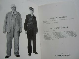 Old 1947 ILLINOIS CENTRAL Railroad RULE BOOK - Employee UNIFORMS - Illustrated 5