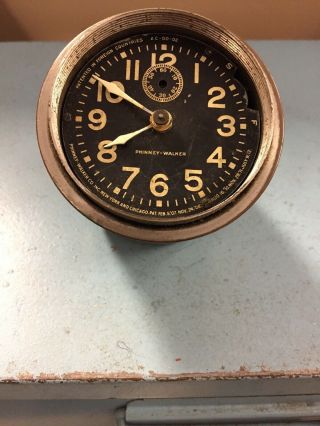 Antique Early 1900’s Phinney - Walker Auto Clock