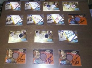 Season 2 Bates Motel 38 Trading Cards Cast Autographed,  Costume,  And Prop Relics