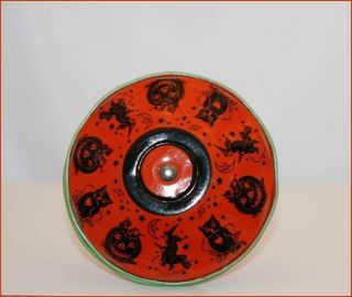 Vintage Tin Litho Halloween Noisemaker