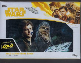 2018 Topps Solo A Star Wars Story Movie Ed.  Trading Cards 61ct.  Blaster Box