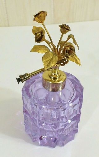 Vintage Irice Art Glass Vanity Perfume Bottle Irving W Rice Co York City