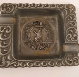 Vintage Bourbon Street Birthplace Of Jazz Orleans Collectible Ash Tray