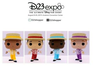 D23 Expo 2019 Exclusive Funko Pop Disneyland Dapper Dans 4 Pack Le Pre - Order
