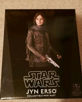 Star Wars Jyn Erso Collectible Mini Bust By Gentle Giant Ltd.  No.  2164 Of 3000