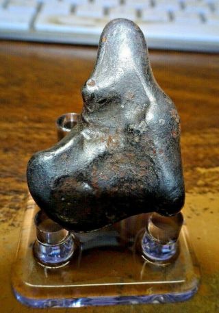40 Gm.  Sikhote Alin Iron Meteorite ; Russia With Stand