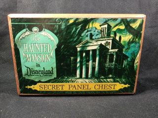 Walt Disneyland Haunted Mansion Secret Panel Chest Puzzle Box With Drawer (r476