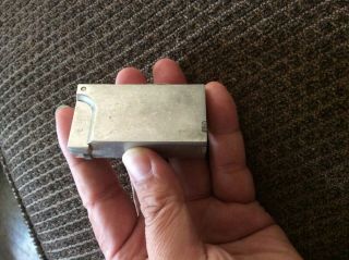 Large Aluminum Block Lighter,  Unknown Maker