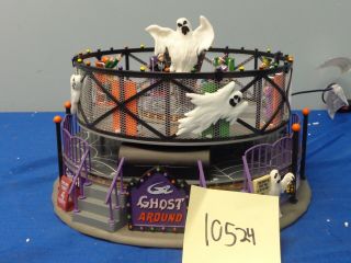 Lemax Spooky Town Ghost Around 74221 As - Is 10524b