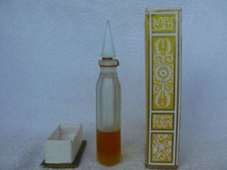 1960s VINTAGE RUSSIAN USSR CRYSTAL GLASS PERFUME BOTTLE - DUHI LENINGRAD 1946 4