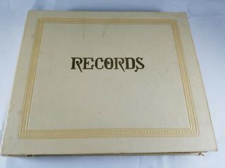 Vintage 45 Rpm Record Album Book W/12 Records Inside Vinyl Welk Vaughn Blanc