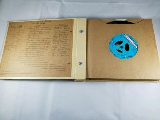 Vintage 45 RPM Record Album Book w/12 Records Inside Vinyl Welk Vaughn Blanc 2