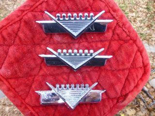 (1 - 2 Or 3) 1959 Cadillac Interior Door Emblems Ornaments Badges Crests 4759954