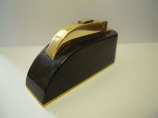 Vintage Thorens brass petrol table lighter,  SEMI - AUTOMATIC LIGHTER - SWISS 3