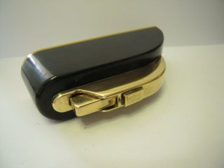 Vintage Thorens brass petrol table lighter,  SEMI - AUTOMATIC LIGHTER - SWISS 8