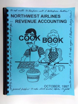 Northwest Airlines Revenue Accounting Cookbook Recipes 1997 Spiral Bound