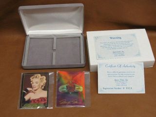 Marilyn Monroe Ruby Ring Gem Card 1995 Sports Time Complete Holochrome