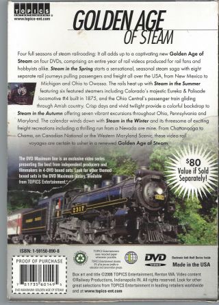 Golden Age of Steam 4 - DVD Collector ' s Set TRAINS 2