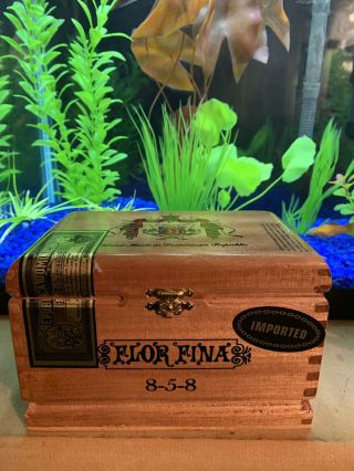 Arturo Fuente Flor Fina 8 - 5 - 8 Empty Wood Cigar Box (buy Any 2 Get 1)