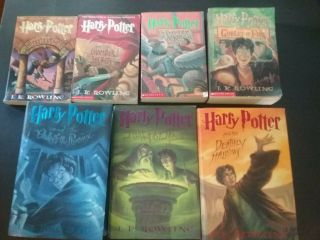 Harry Potter,  Complete Set Of Books,  3 Hard And 4 Soft Cover
