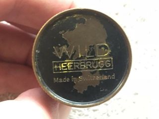 VINTAGE Wild Heerbrugg Right Angle Prism LENS See 90 degrees Survey Tool 2