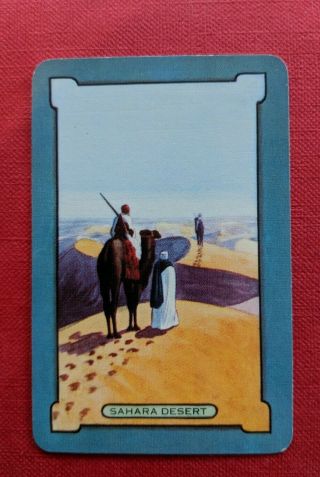 Swap / Playing Cards Coles Named Series Vintage - Sahara Desert