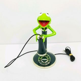 Telemania Vintage Kermit The Frog Candlestick Phone T0398 Telephone