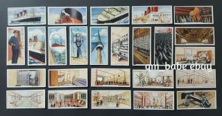 Rms Queen Mary 1936 " Wonders Of The Queen Mary " Mars Card Set Cunard White Star