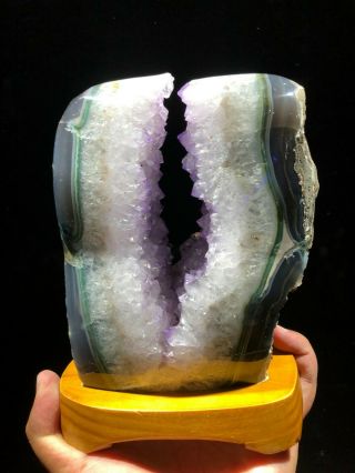 1530g Natural Amethyst Specimen Crystal Stone Quartz Healing