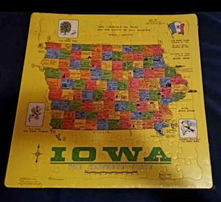 Vintage Iowa Puzzle