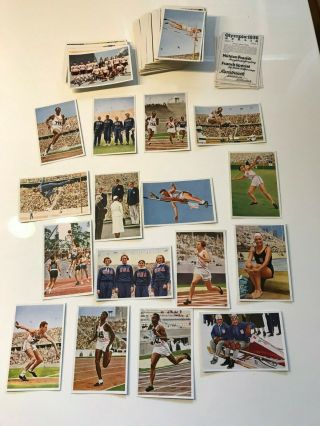192 Franck Coffee Cards 1936 Berlin Olympics Jesse Owens Complete Set
