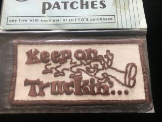 Vintage Decals From The 60s And 70s Peace Decals,  Ditto Keep On Trucking Patch 4