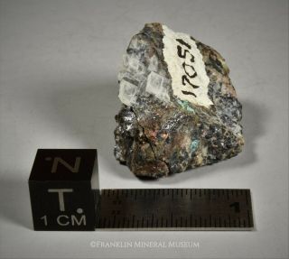 Native Copper With Malachite - Franklin,  Nj