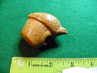 Real Nesting Bird Effigy Pipe Indian Artifacts / Arrowheads
