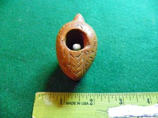 Real Nesting Bird Effigy Pipe Indian Artifacts / Arrowheads 2