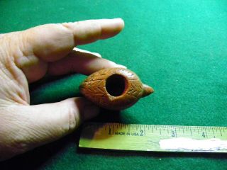 Real Nesting Bird Effigy Pipe Indian Artifacts / Arrowheads 5