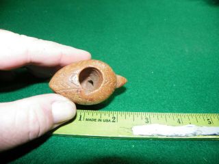 Real Nesting Bird Effigy Pipe Indian Artifacts / Arrowheads 7